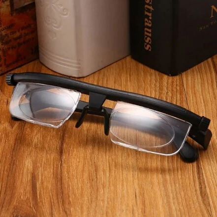 Unisex adjustable glasses for seamless near & far vision. Lightweight design, durable for daily clear focus.