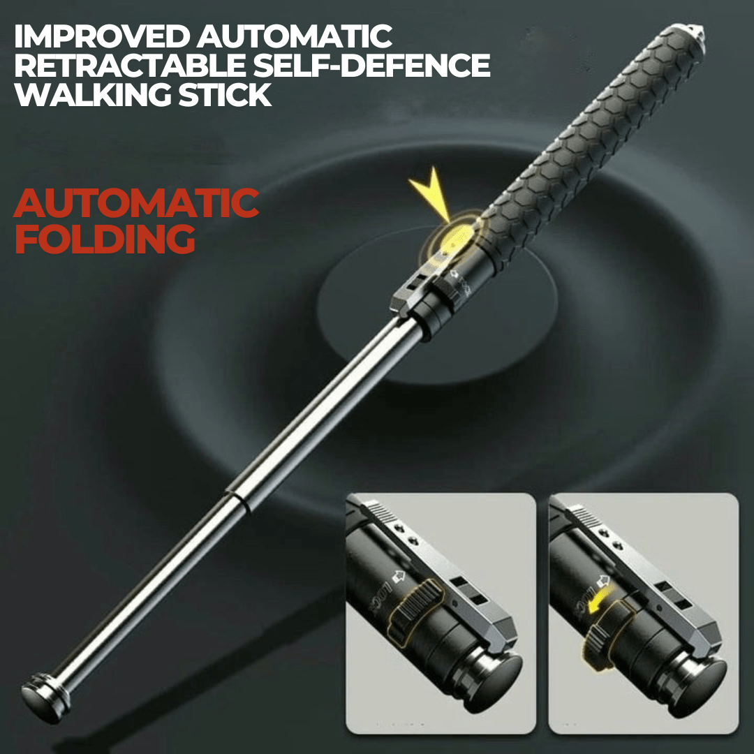 Sturdy alloy steel adjustable trekking pole, offering stable support for hiking and outdoor gear needs.