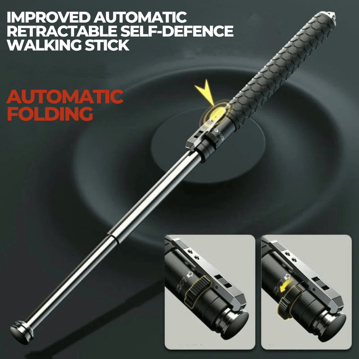 Sturdy alloy steel adjustable trekking pole, offering stable support for hiking and outdoor gear needs.