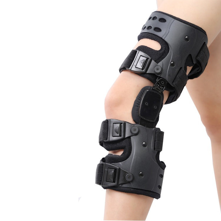 Unisex adjustable knee brace for joint support, pain relief & injury recovery. Ideal for sports & arthritis.
