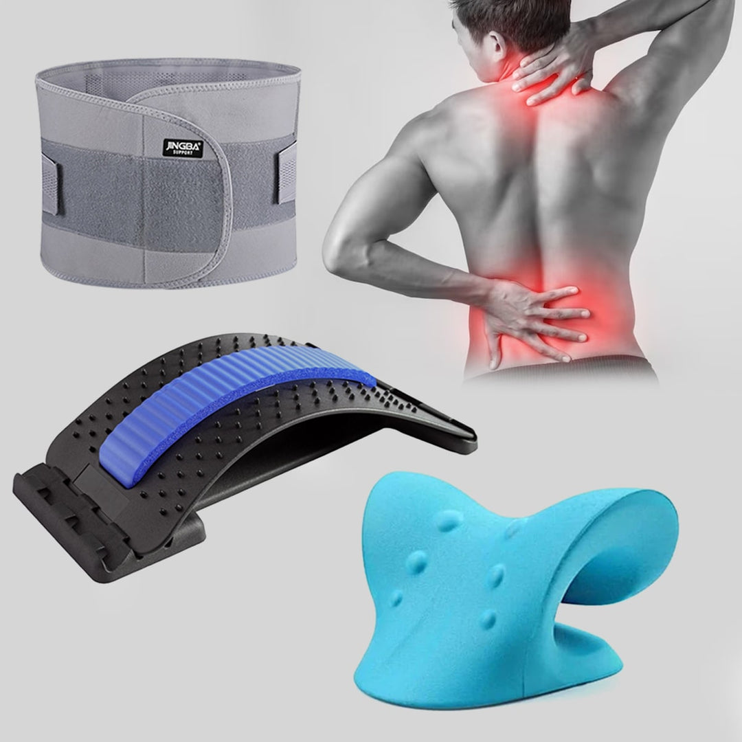 CoreSupport unisex lumbar support belt for comprehensive spine care & posture correction.
