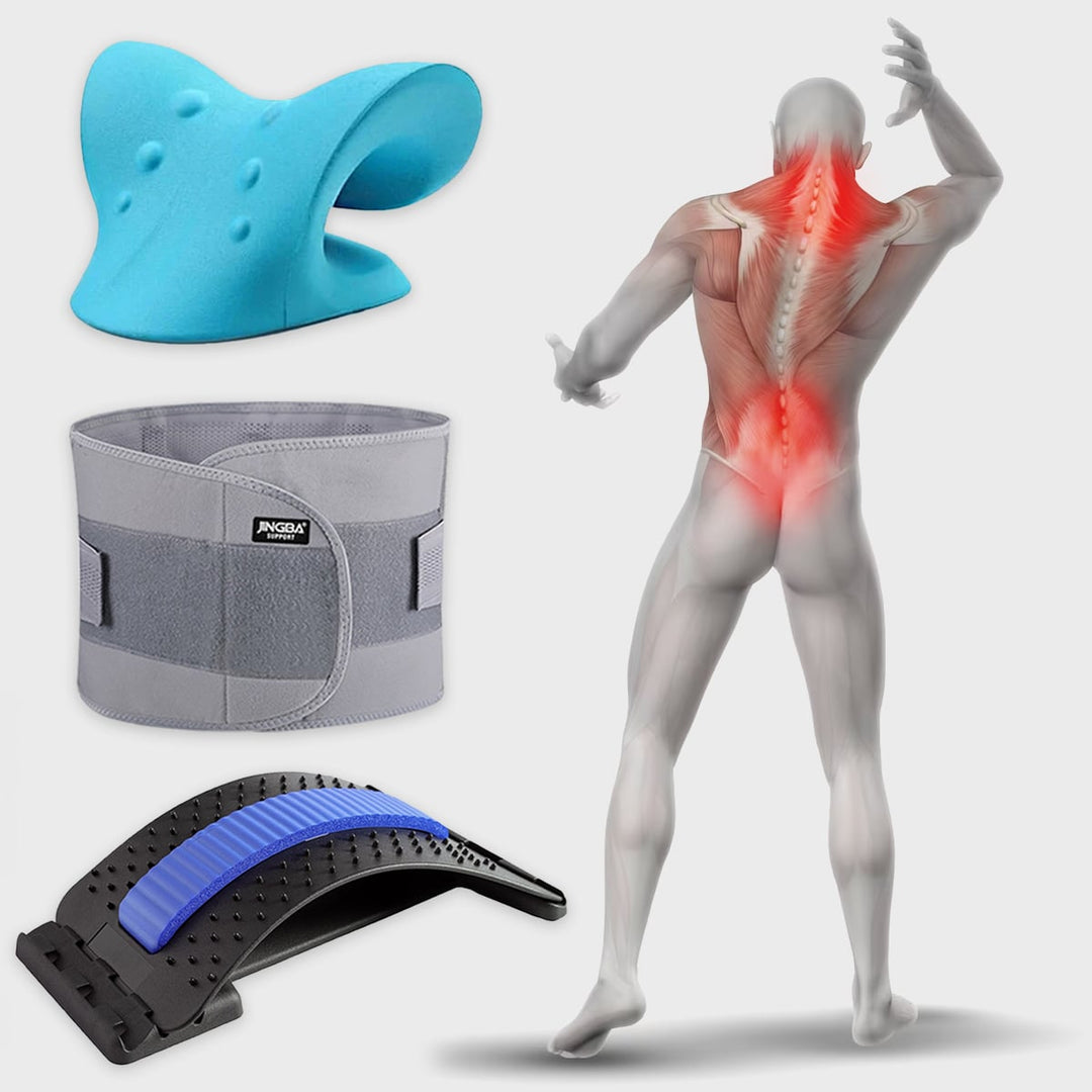 Unisex adjustable CoreSupport lumbar belt, designed for ultimate comfort & back health.