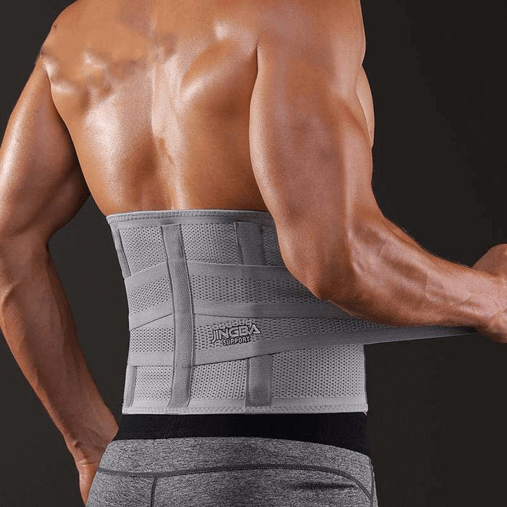Effective back pain relief with the CoreSupport adjustable lumbar support belt.