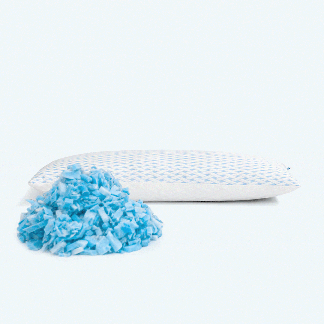 Ergonomic memory foam pillow with adjustable layers for optimal neck support & comfortable sleep.