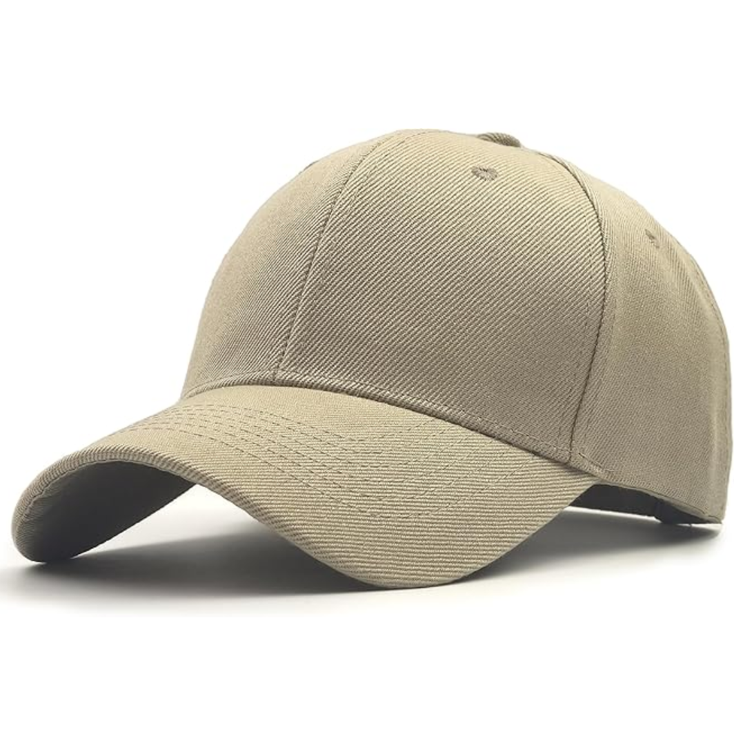 Front view of a versatile unisex adjustable hat, suitable for athletic performance or daily wear