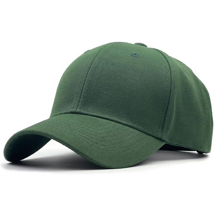 Side profile of a durable breathable cap, showcasing its adjustable strap and clean design