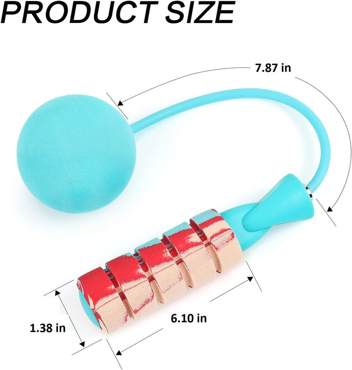 Versatile adjustable wireless weighted jump rope for fitness, endurance, cardio & home exercise.