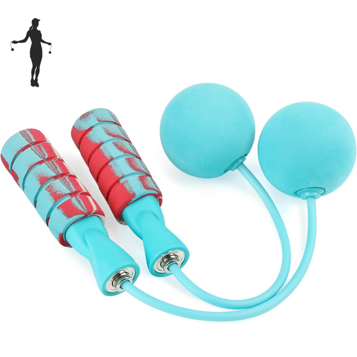 Portable wireless weighted jump rope, ideal for home workouts, full body exercise & conditioning.