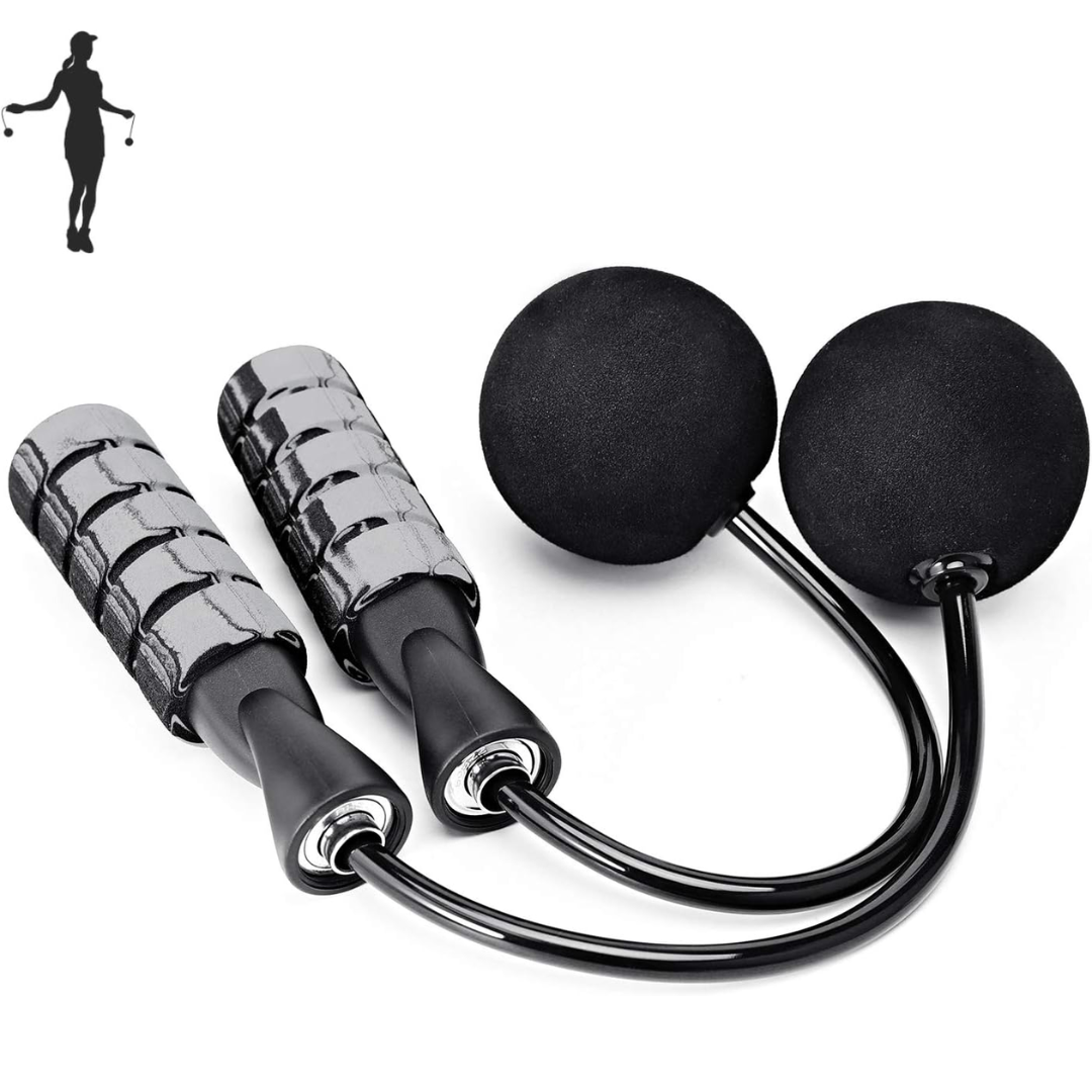 Adjustable length wireless weighted jump rope, suitable for any user, full body exercise & fitness.