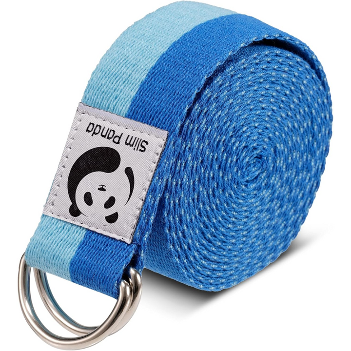 Unisex yoga strap for pilates, stretching, and flexibility training. Essential fitness accessory.