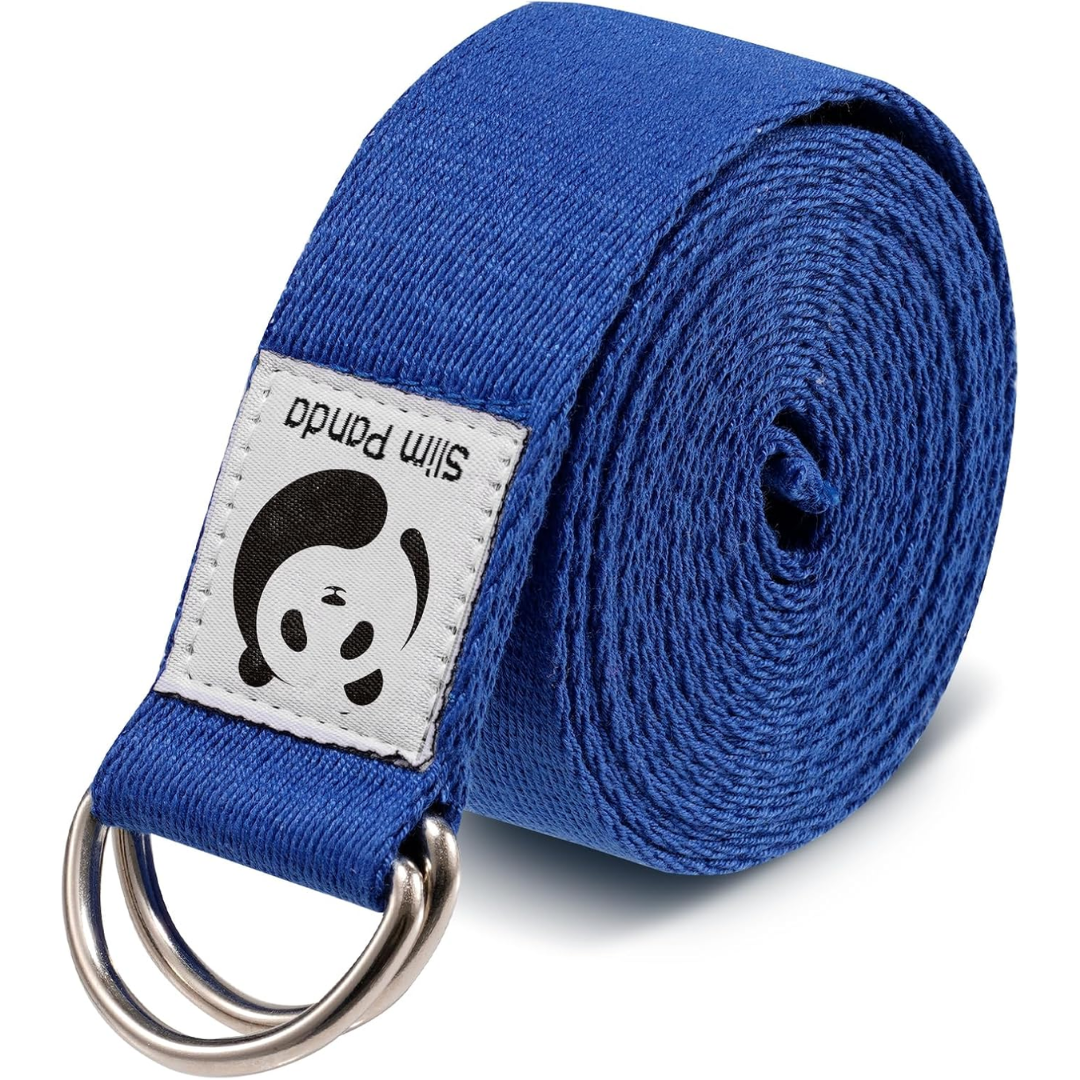 Essential fitness accessory: adjustable yoga stretching strap for improved flexibility & balance.