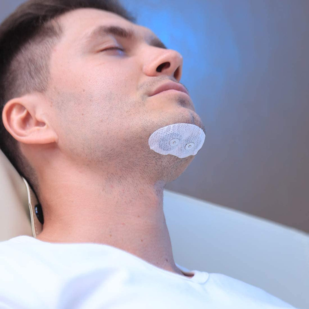 Anti-snoring device with pulse technology for quiet, quality sleep.