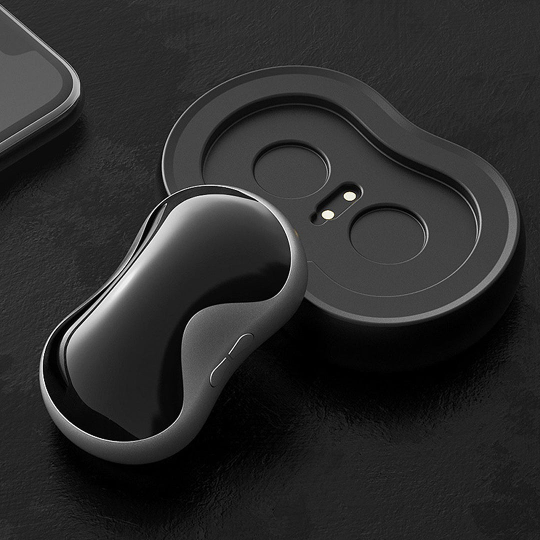 Compact anti-snoring gadget, a personal care device using pulse technology for peaceful sleep.