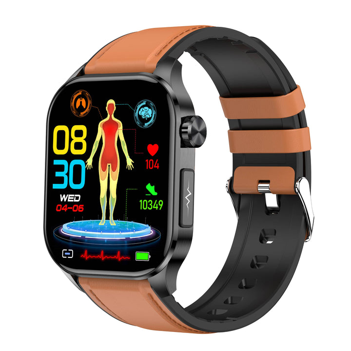 Unisex Advanced Health & Fitness Smartwatch, VitaSense, with ECG, heart rate & activity tracking for Android/iOS.