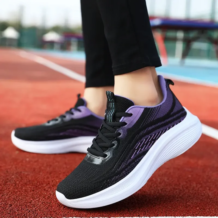 Lightweight AeroStride comfort sneakers, designed for daily walking, support, and foot health.