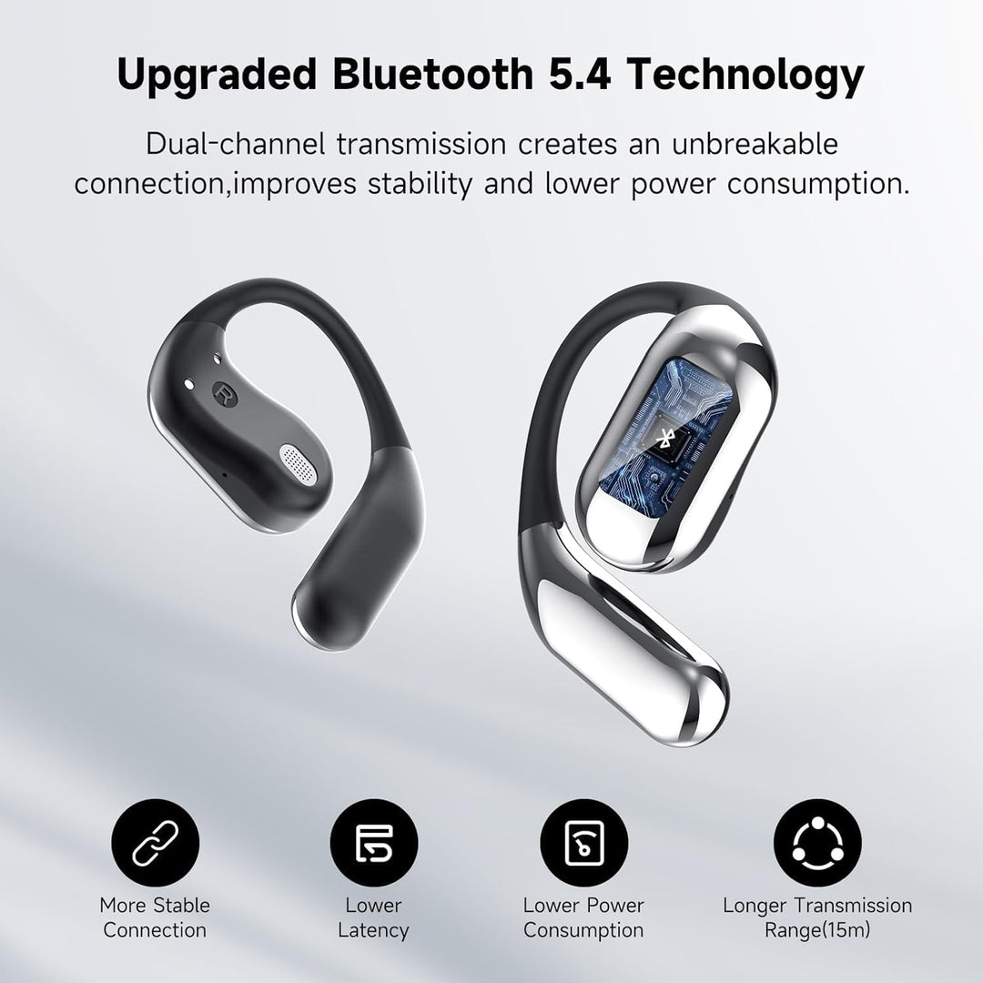 Enjoy real-time language translation with unisex wireless AI earbuds, perfect for travel and global communication.