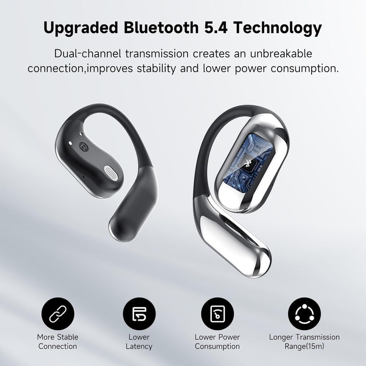 Enjoy real-time language translation with unisex wireless AI earbuds, perfect for travel and global communication.