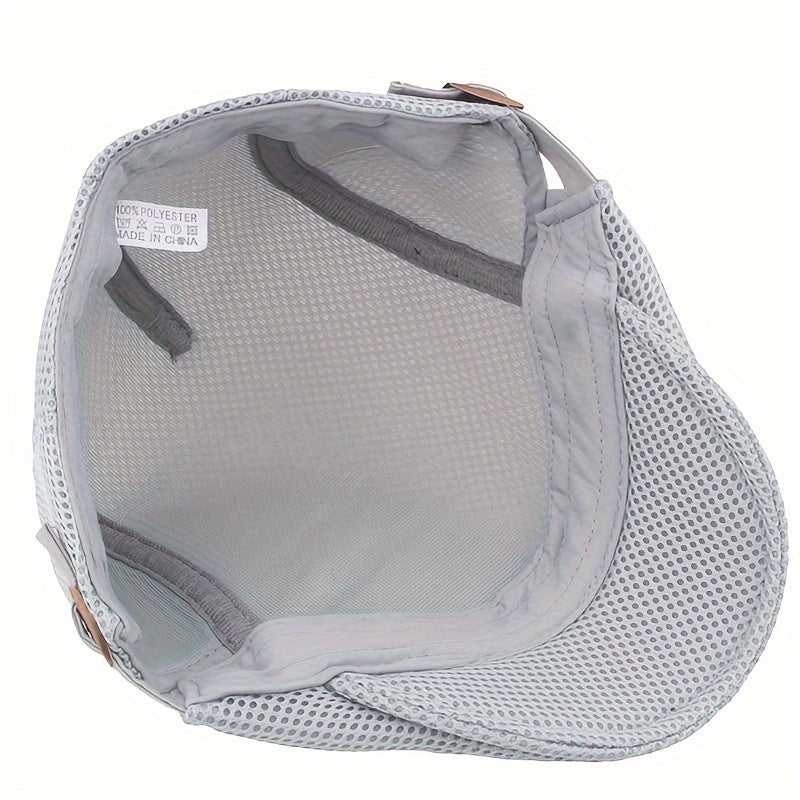 Lightweight summer flat cap, AirStyle unisex, breathable and comfortable, British style headwear