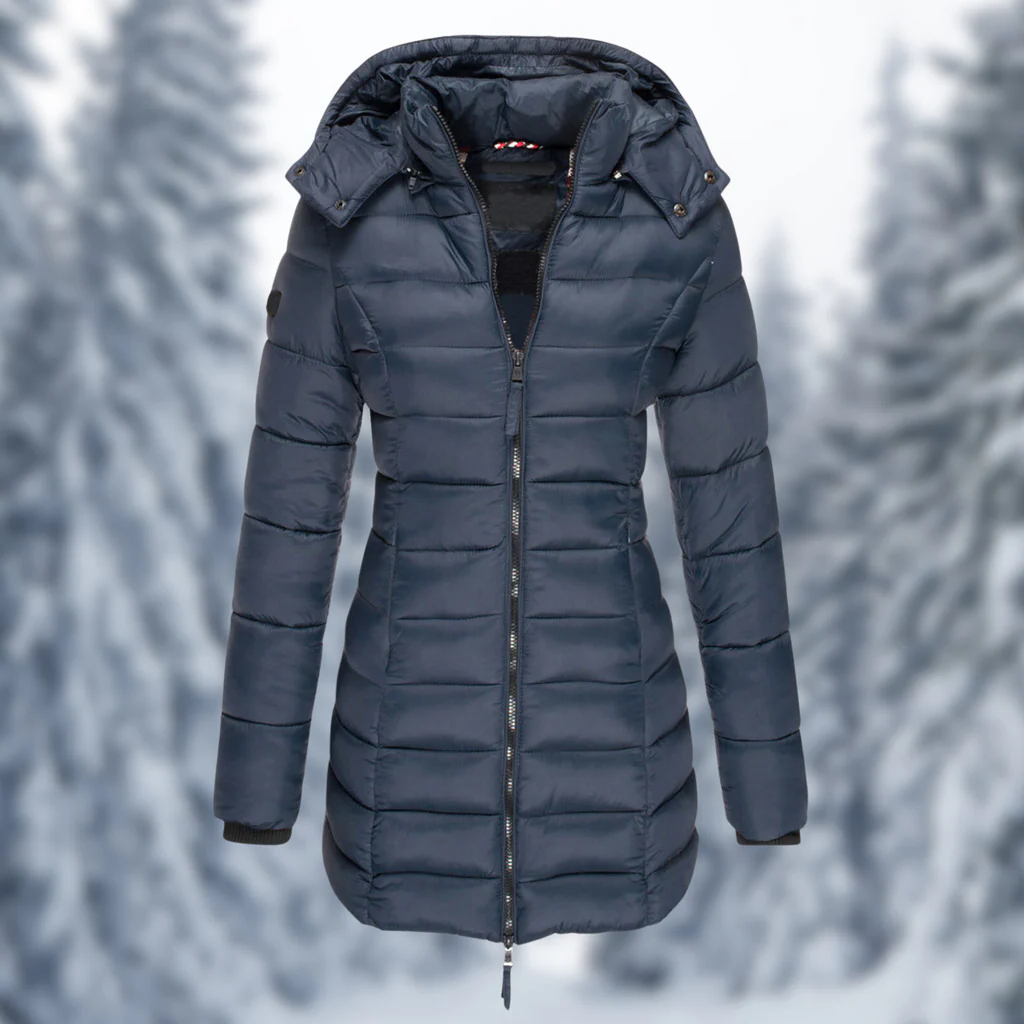 Durable unisex all-weather winter jacket, featuring windproof and water repellent fabric for ultimate outdoor protection.