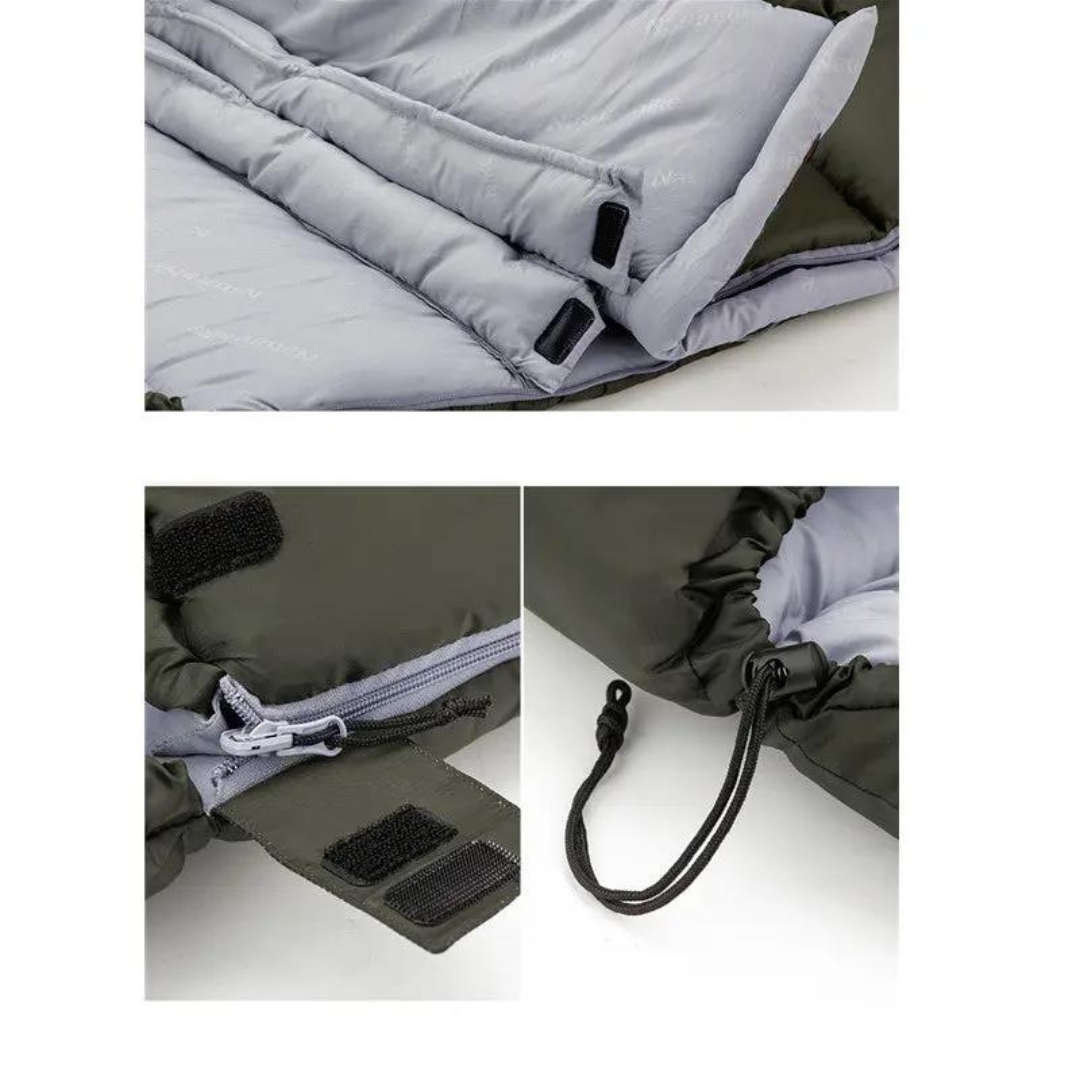 Unisex AlpineTrail mummy sleeping bag, versatile for camping, hiking & travel. Lightweight, insulated for adventure.
