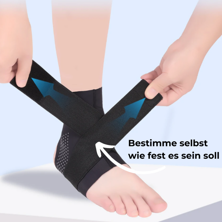 Unisex ankle stabilizer brace for optimal sports protection & injury prevention.