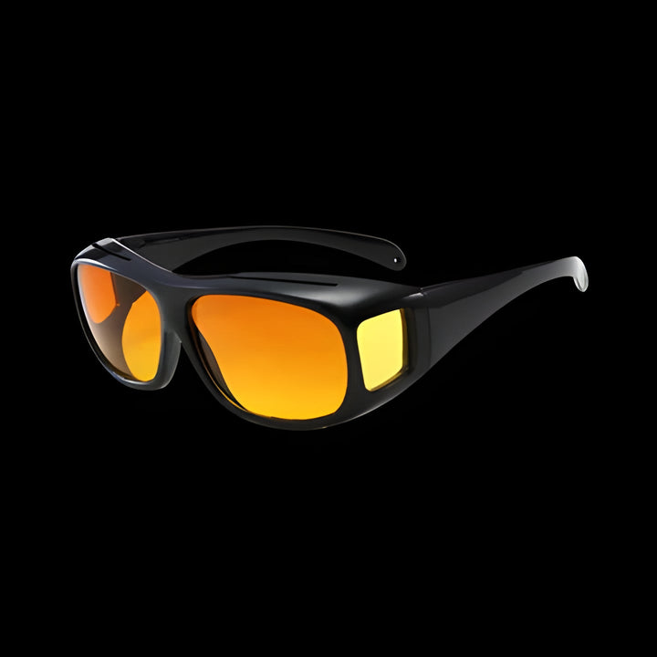 Unisex anti-glare night driving glasses for enhanced clarity and road safety.