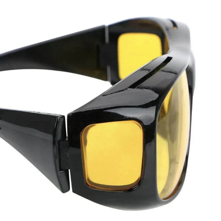 Polarized night driving glasses, anti-glare for enhanced vision and eye protection at night.