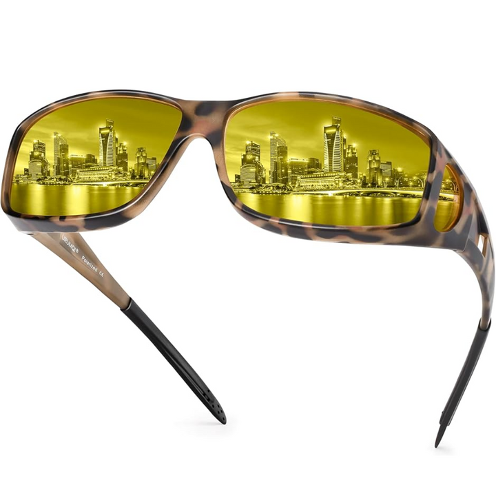 Women's night vision glasses, anti-glare eyewear for safe driving, close-up lens