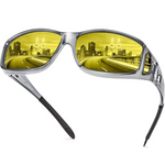 Transparent grey frame/night vision lens