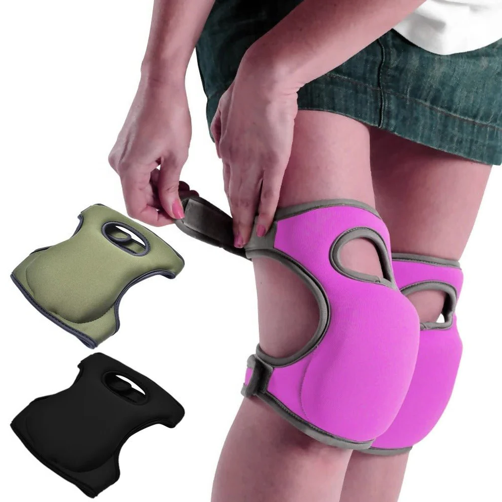 Unisex anti-slip gardening knee pads for comfortable outdoor work, garden tasks & knee protection.