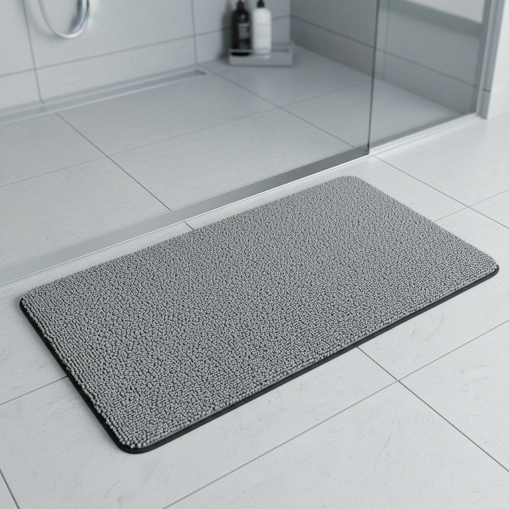 Unisex Anti-Slip Loofah Bath Mat