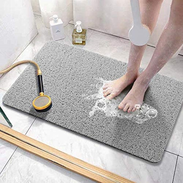 Unisex Anti-Slip Loofah Bath Mat