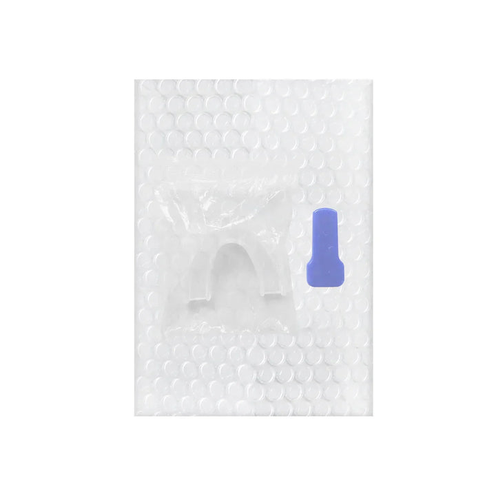 Soft silicone anti-snore mouthguard. Stops bruxism, teeth grinding & snoring for comfortable sleep.