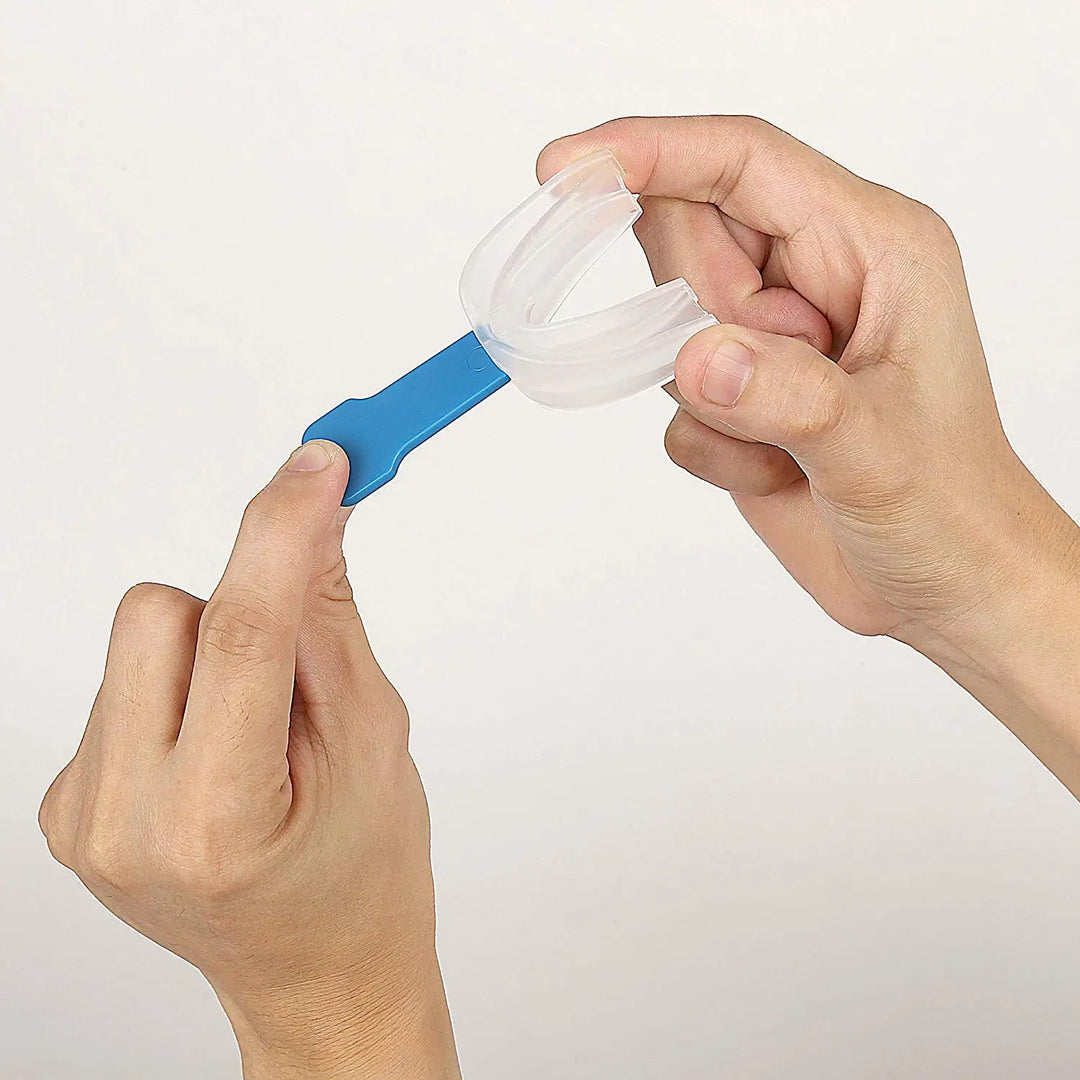 Effective anti-snore & anti-bruxism mouthguard. Silicone nightguard for teeth grinding relief & snoring solution.