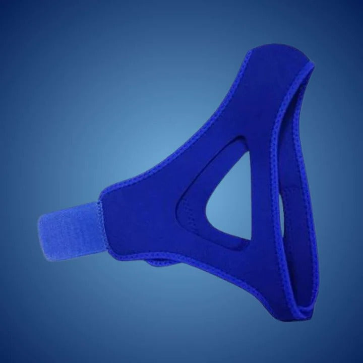 Effective chin strap for snoring and sleep apnea. Helps reduce mouth breathing, promoting better, quieter sleep.