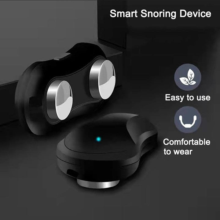 Discreet anti-snoring comfort device. Enhances sleep health for a restful night & quiet sleep.