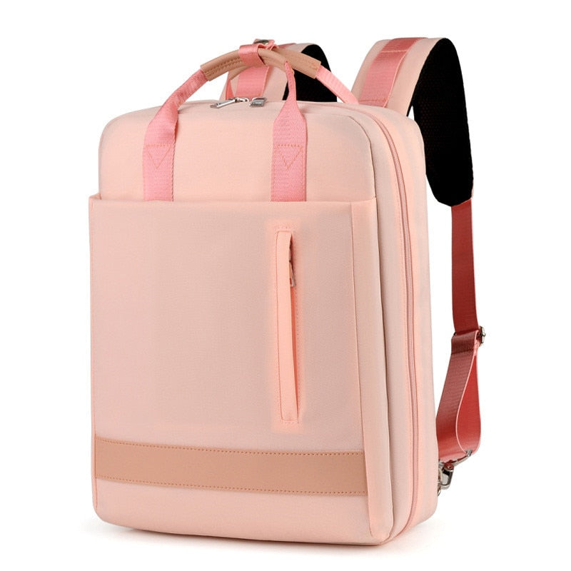 Anti-theft travel backpack for men & women, offering secure storage & easy device charging.