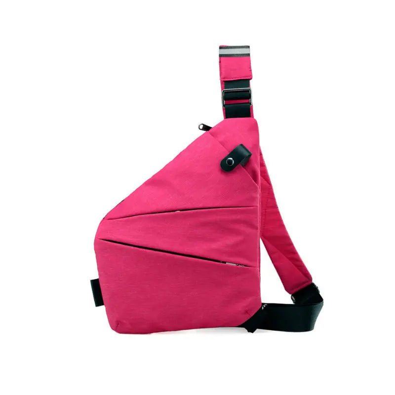 Protect valuables with this anti-theft RFID blocking shoulder bag, ideal for secure travel.