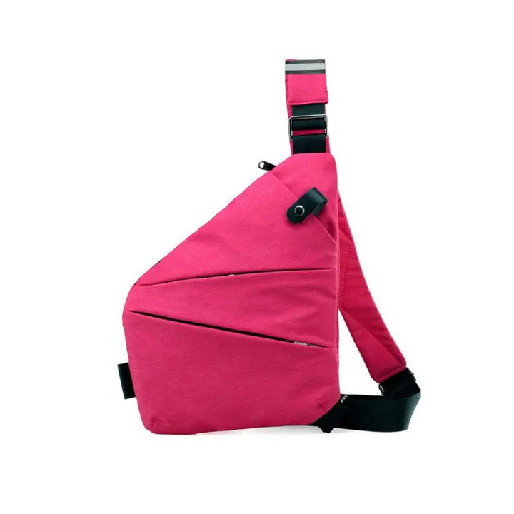 Protect valuables with this anti-theft RFID blocking shoulder bag, ideal for secure travel.