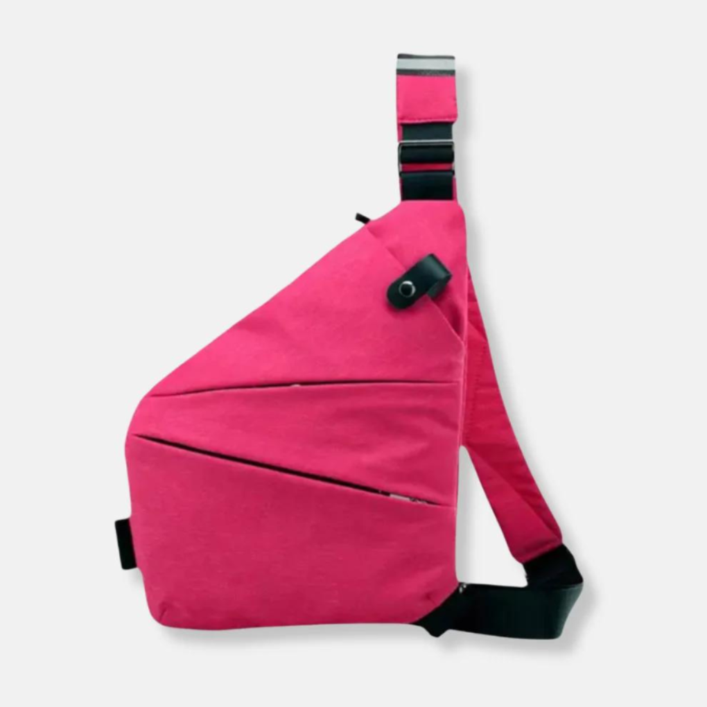 Versatile anti-theft travel bag, worn as a crossbody, providing ultimate security & comfort.