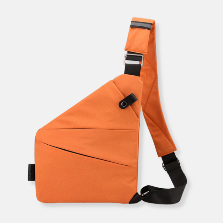 Practical unisex anti-theft bag with a sleek profile, great for secure city exploration.