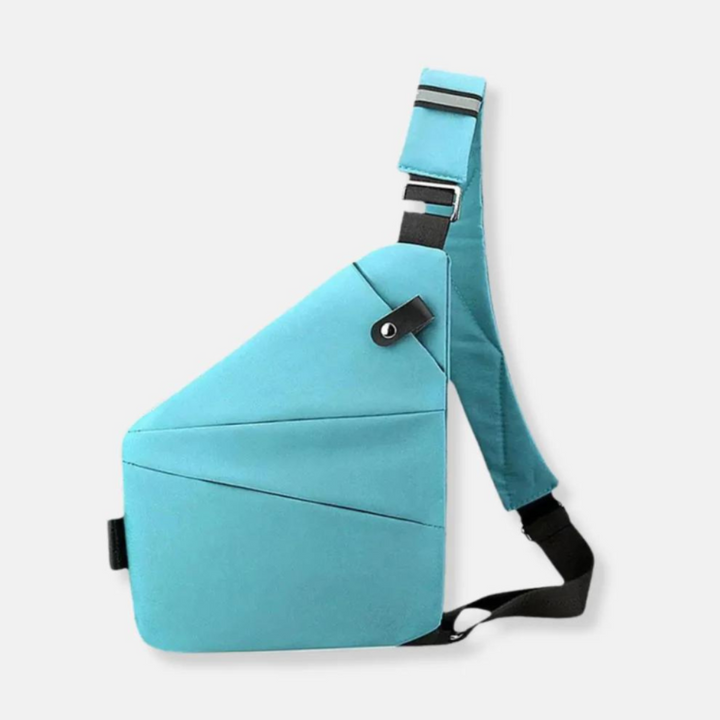 Modern anti-theft sling bag for men & women, featuring a secure hidden zipper & stylish look.