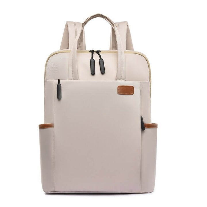 Unisex anti-theft travel backpack, water-resistant Oxford design, secure for daily commute & travel.