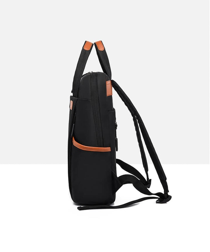 Professional anti-theft commuter bag, water-resistant & secure for laptop & work essentials.