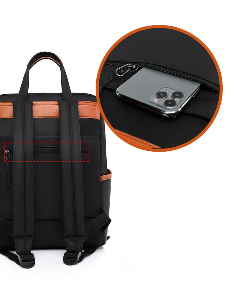 Comfortable unisex anti-theft travel backpack, water-resistant & lightweight. Perfect for all-day wear.