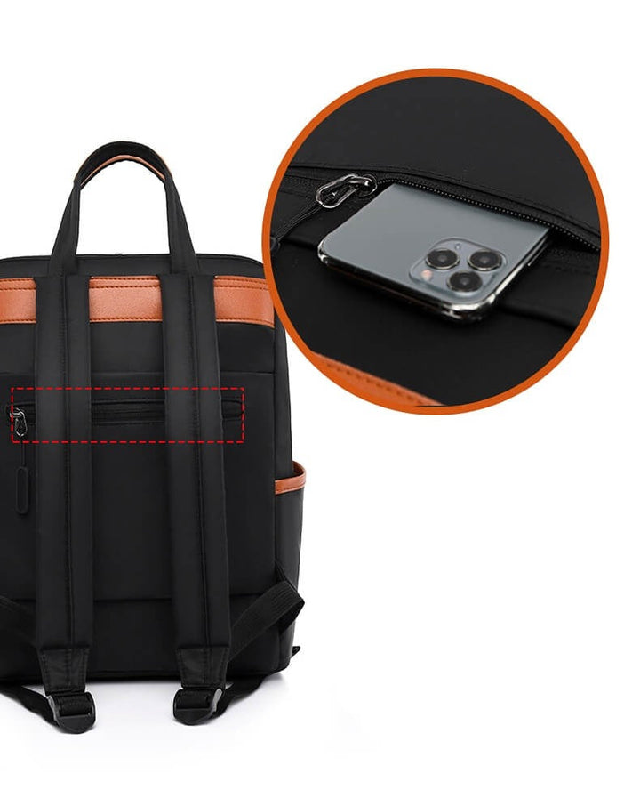 Comfortable unisex anti-theft travel backpack, water-resistant & lightweight. Perfect for all-day wear.