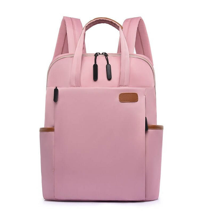 Water-resistant anti-theft travel backpack in durable Oxford design. Secure for daily commute.