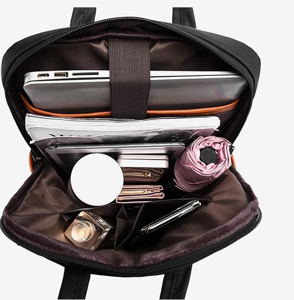 Durable anti-theft backpack with hidden pockets, water-resistant Oxford fabric for secure travel.