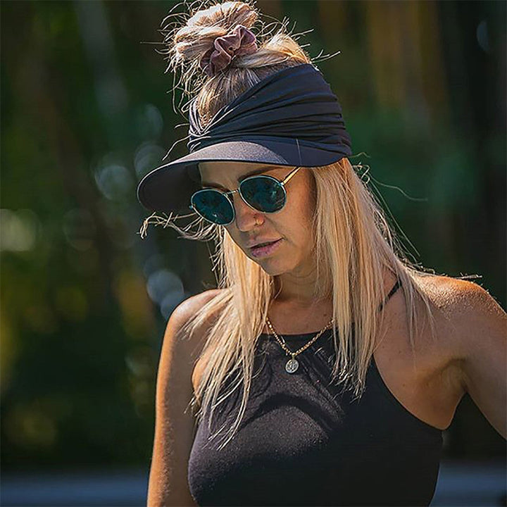 Unisex Anti-UV SunGuard Helios hat, wide brim for sun protection, perfect for summer beachwear