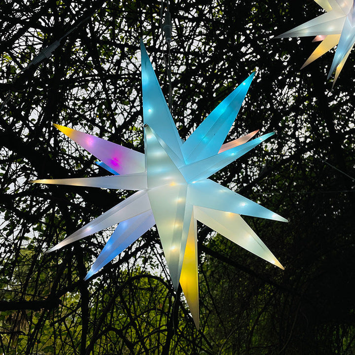 Bluetooth-enabled Star Mood Lamp, an app-controlled LED light for versatile smart home illumination